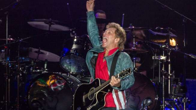 Bon Jovi menggelar konser di Brasil tahun 2013. (AFP)